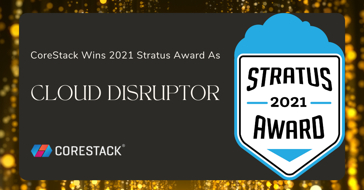 CoreStack Stratus Award 2021