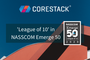 NASSCOM League of 10 2020 NASSCOM Recognizes CoreStack in the Prestigious League of 10 as a part of Emerge 50 Awards for 2020